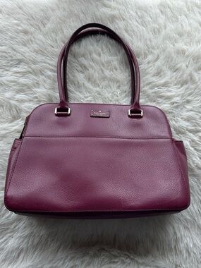 kate spade Plum Leather Satchel